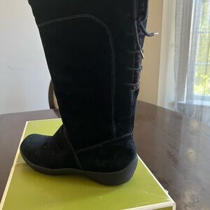 Black Suede Boots